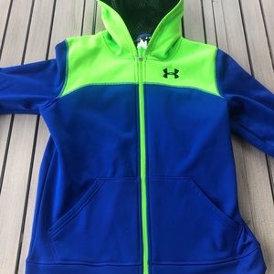 Under Armour zip up hoody boys large